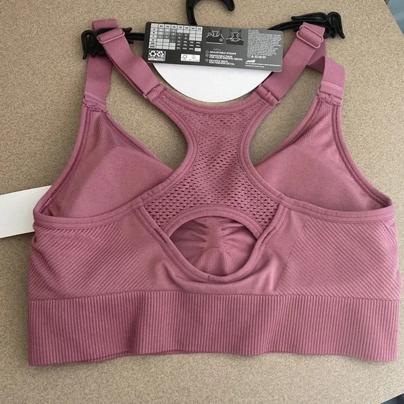 Avia Women's Low Support Sports Bra - Mauve - Picture 8 of 8